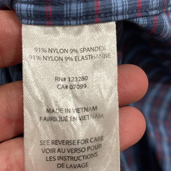 Travis Mathew Plaid Button Down Performance Shirt - Picture 4 of 7